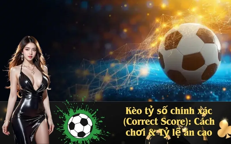 Kèo tỷ số chính xác (Correct Score): Cách chơi & Tỷ lệ ăn cao