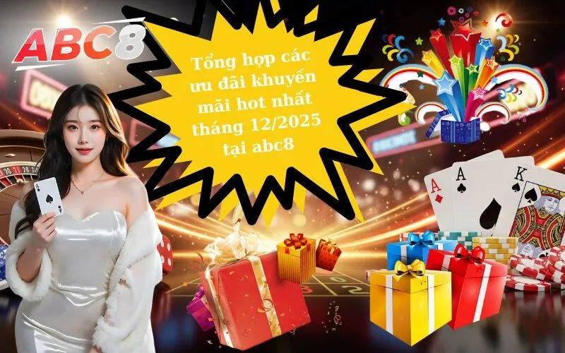 Tổng hợp các ưu đãi khuyến mãi hot nhất tháng 12/2025 tại abc8